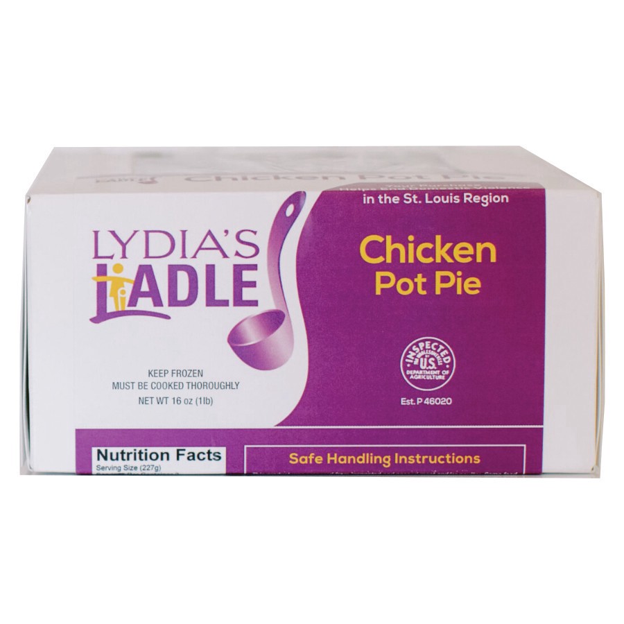 slide 1 of 1, Lydia's Ladle Chicken Pot Pie, 16 oz