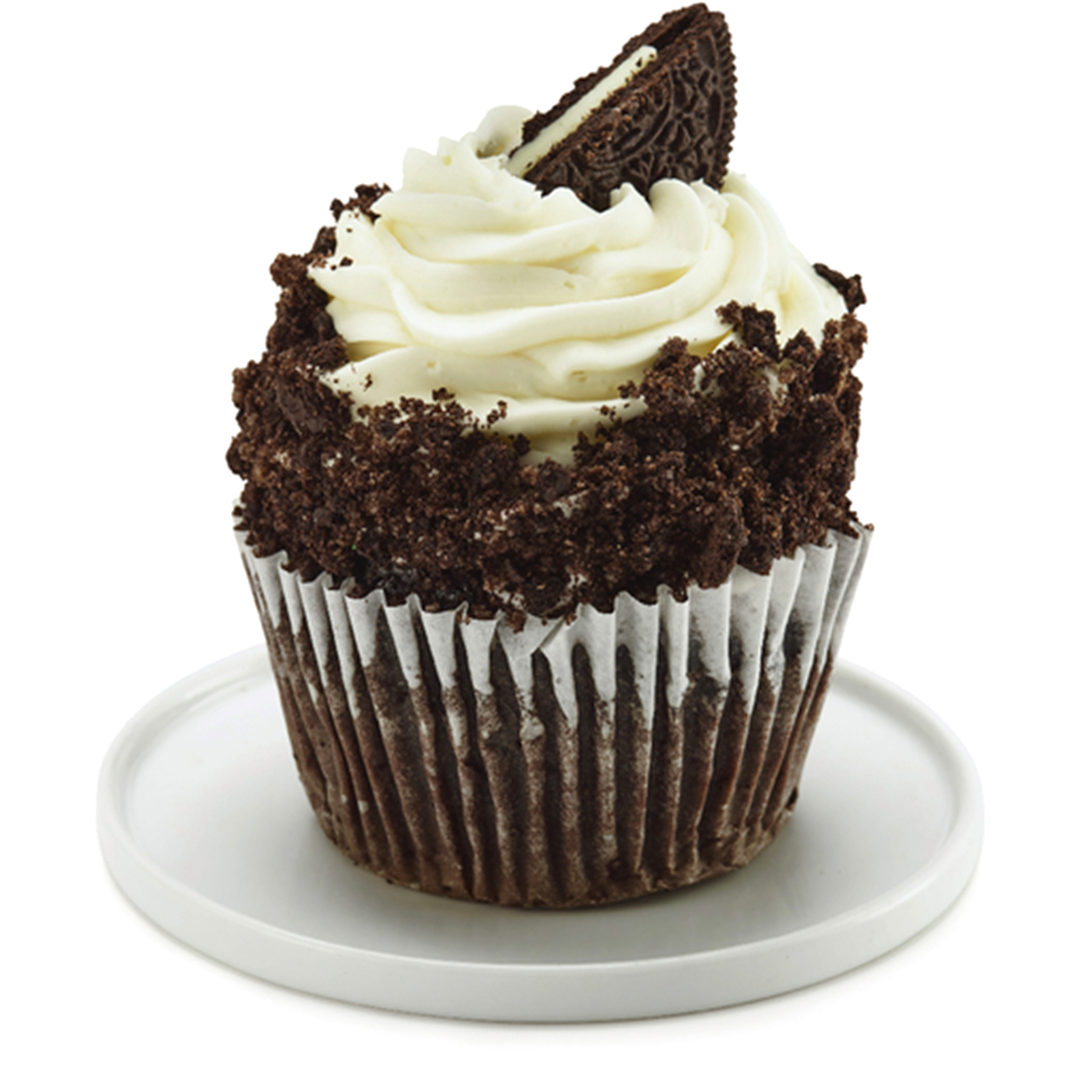 slide 1 of 1, Fresh from Meijer Cookies and Cream Jumbo Chocolate Cupcake, 8 oz