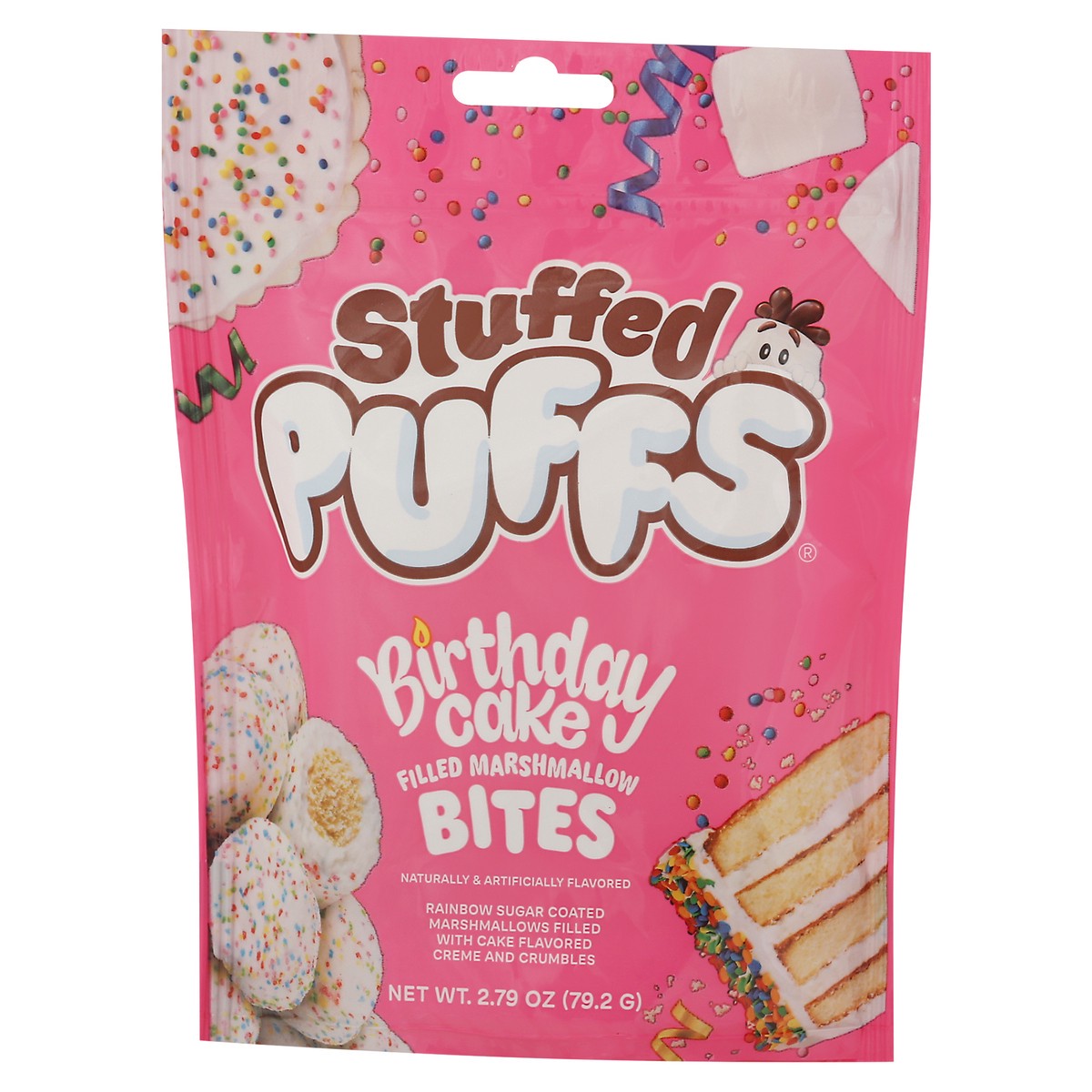 slide 5 of 14, Stuffed Puffs Bites Birthday Cake Filled Marshmallow 2.79 oz, 2.79 oz