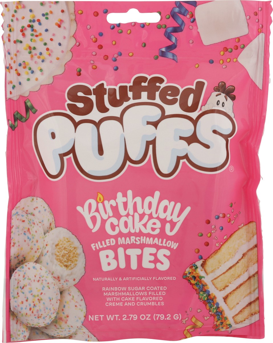 slide 2 of 14, Stuffed Puffs Bites Birthday Cake Filled Marshmallow 2.79 oz, 2.79 oz