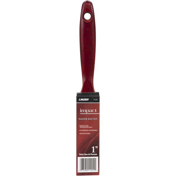 slide 2 of 5, Linzer Impact Blend Brush 1 inch, 1 ct