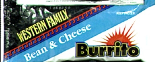 slide 1 of 1, Western Family Bean Cheese Burrito, 5 oz