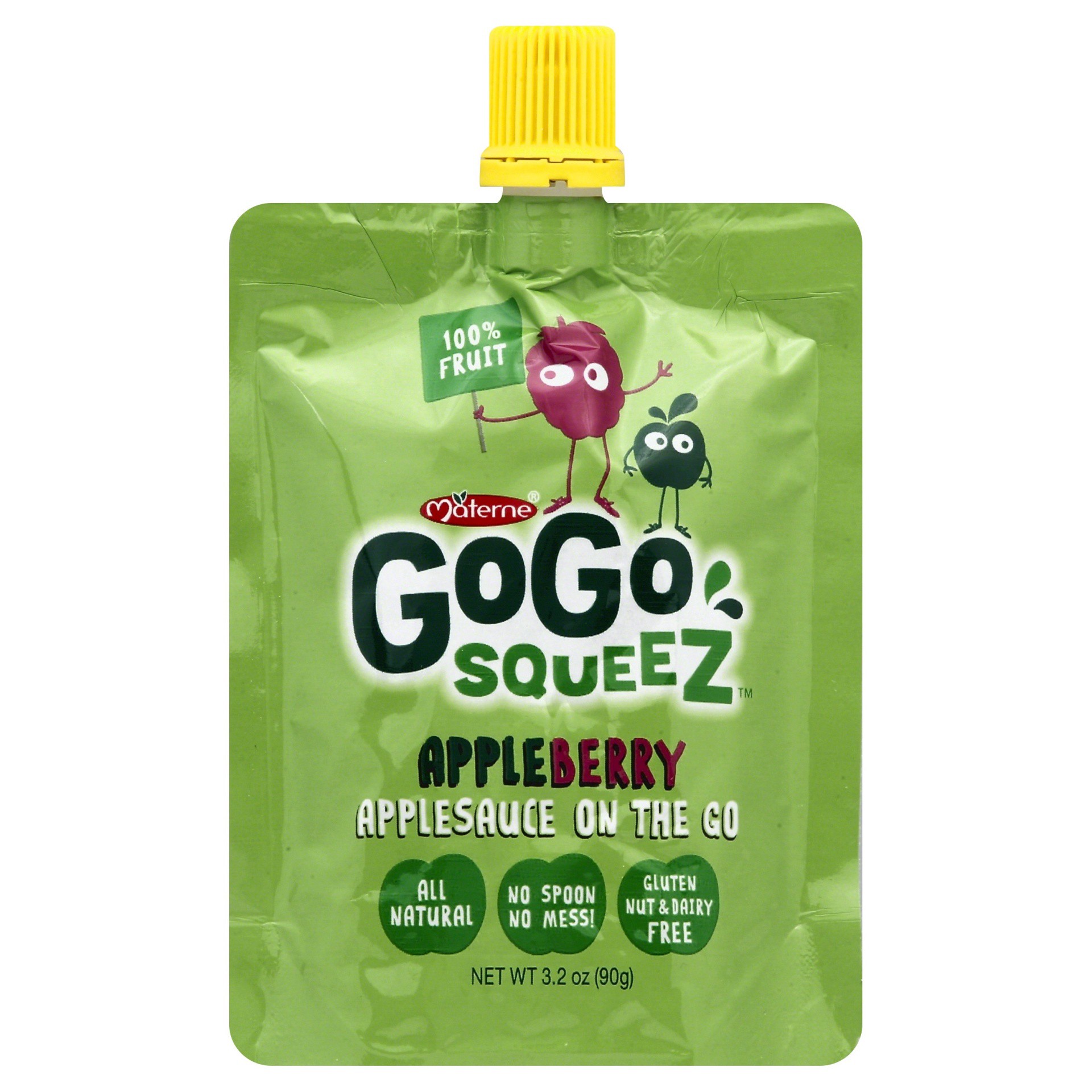 slide 1 of 7, GoGo squeeZ Applesauce on the Go Apple Berry Pouches, 12 ct; 3.2 oz