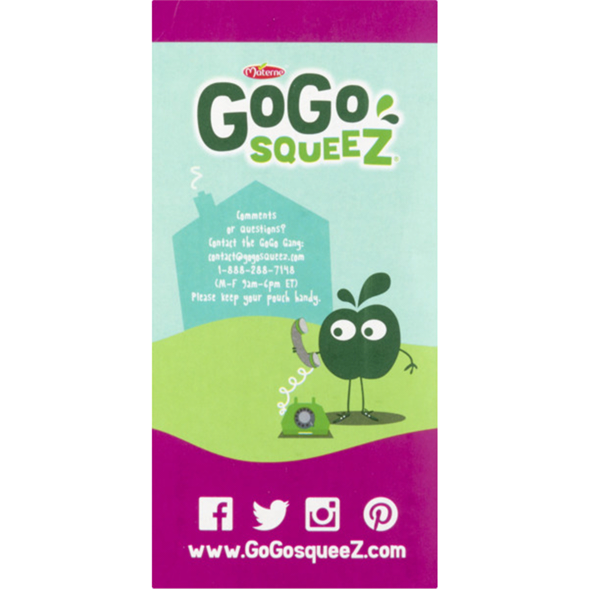 slide 5 of 7, GoGo squeeZ Applesauce on the Go Apple Berry Pouches, 12 ct; 3.2 oz