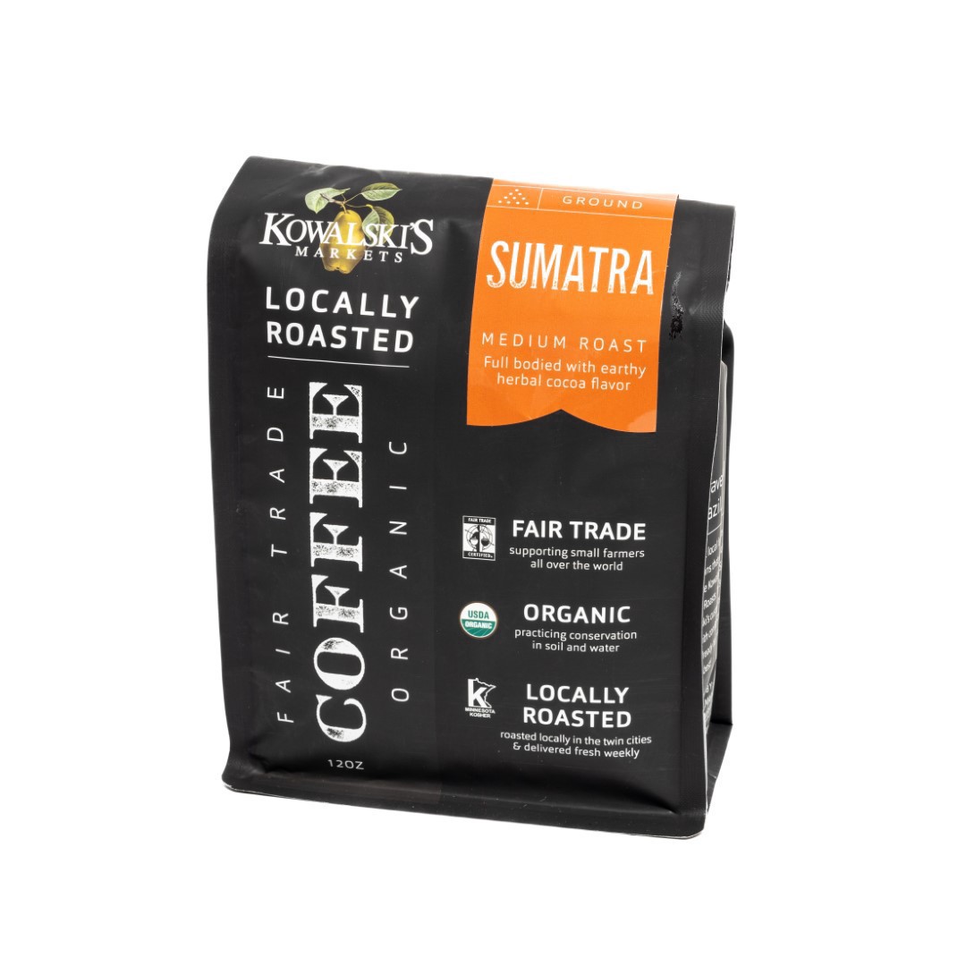 slide 1 of 1, Kowalski's Sumatra Ground - 12 oz, 12 oz