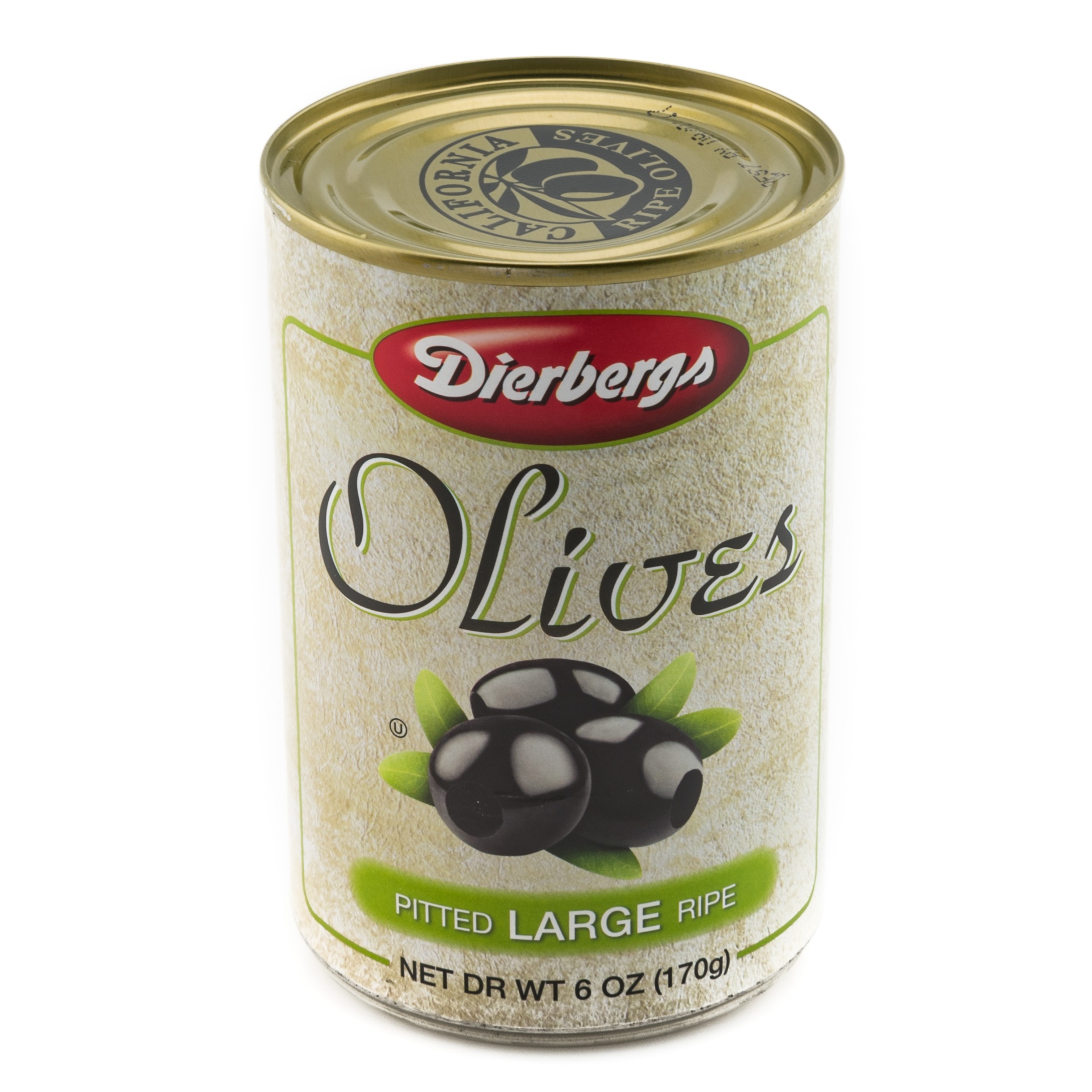 slide 1 of 1, Dierbergs Large Ripe Pitted Olives, 6 oz