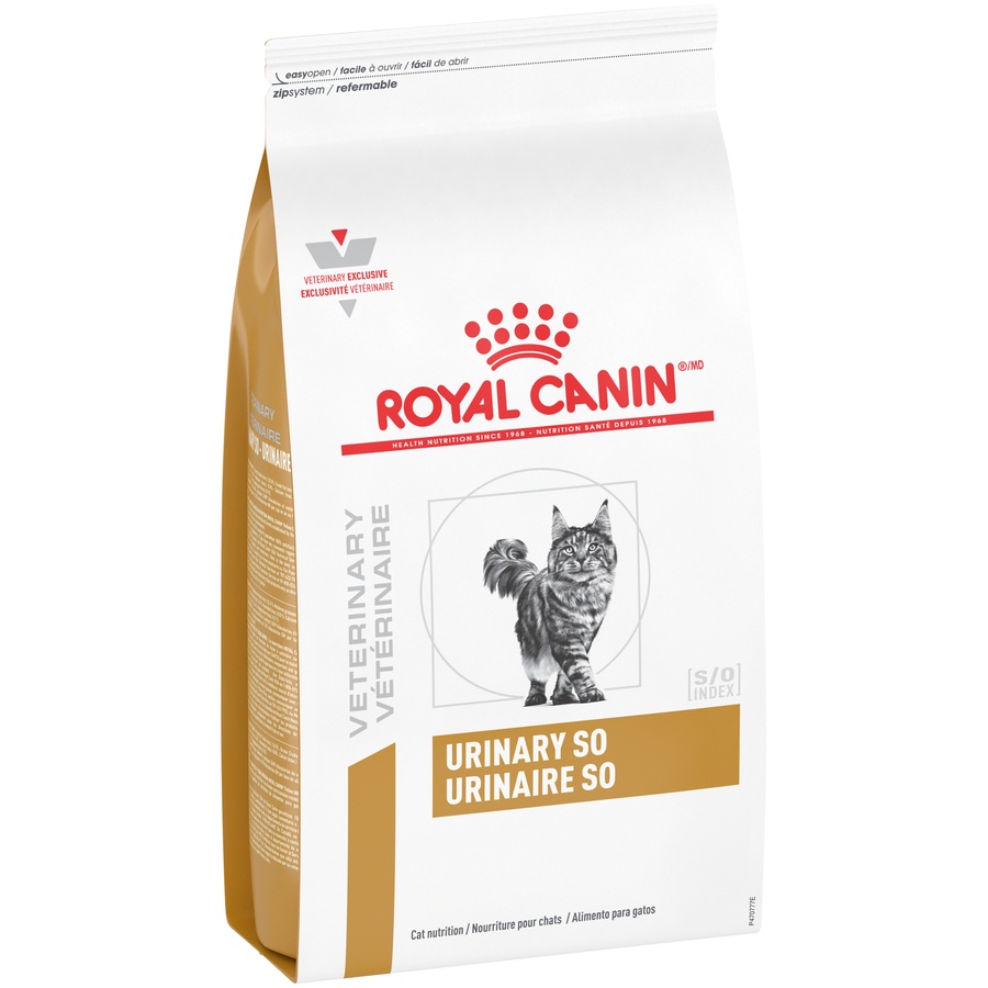 slide 2 of 9, Royal Canin Veterinary Diet Feline Urinary SO Dry Cat Food, 7.7 lb