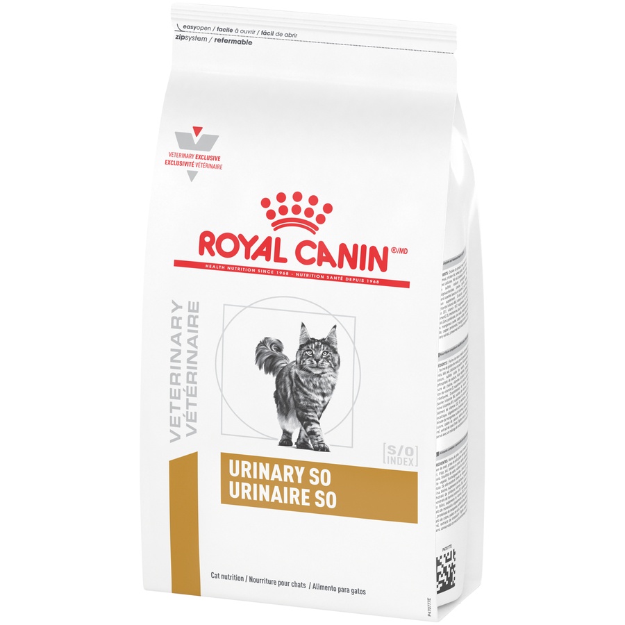 slide 3 of 9, Royal Canin Veterinary Diet Feline Urinary SO Dry Cat Food, 7.7 lb
