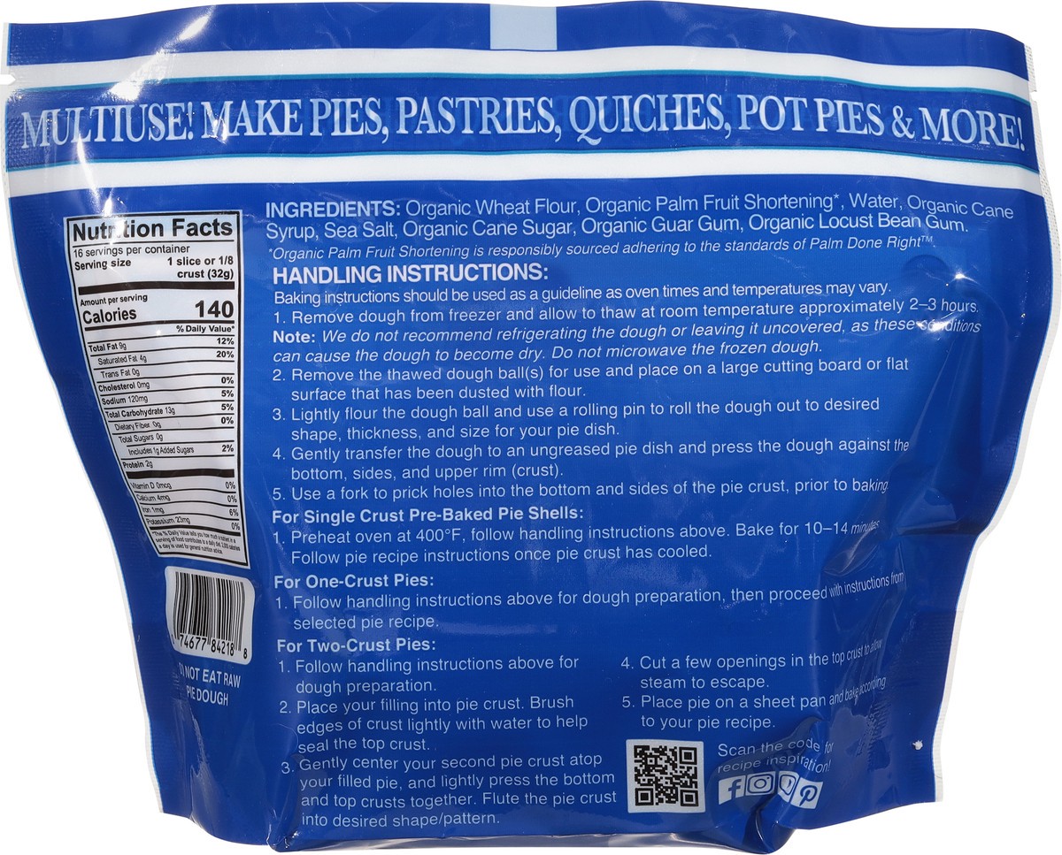 slide 4 of 13, Wholly Wholesome Organic Pie & Pastry Dough Pieces - 2 ct, 2 ct