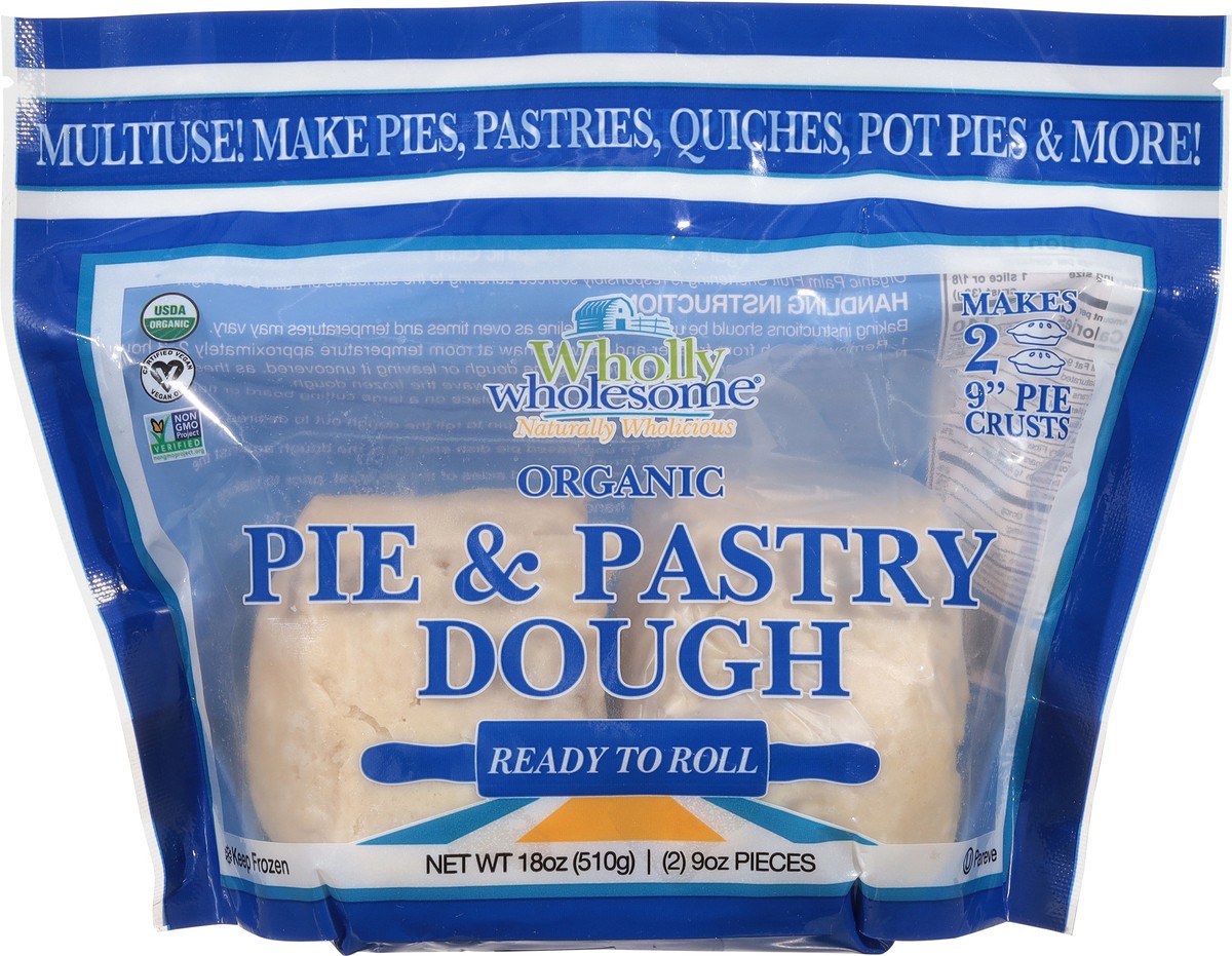 slide 9 of 13, Wholly Wholesome Organic Pie & Pastry Dough Pieces - 2 ct, 2 ct