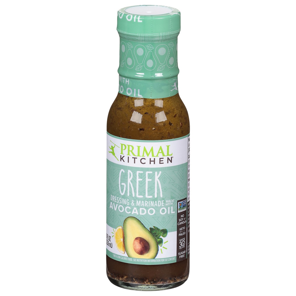 slide 8 of 9, Primal Kitchen Greek Greek Dressing & Marinade 8 fl oz, 8 fl oz