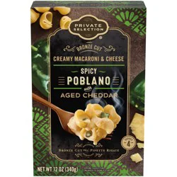 Private Selection Bronze Cut Porcini Mushroom Truffle With Aged Cheddar Creamy Macaroni & Cheese - 12 oz