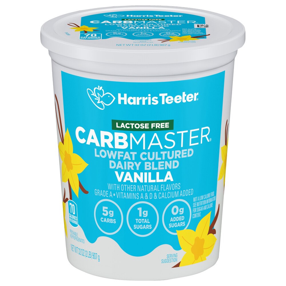 slide 1 of 5, Harris Teeter Carbmaster Vanilla Yogurt, 1 ct