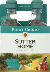 Sutter Home Pinot Grigio 4 - 187 ml Bottles
