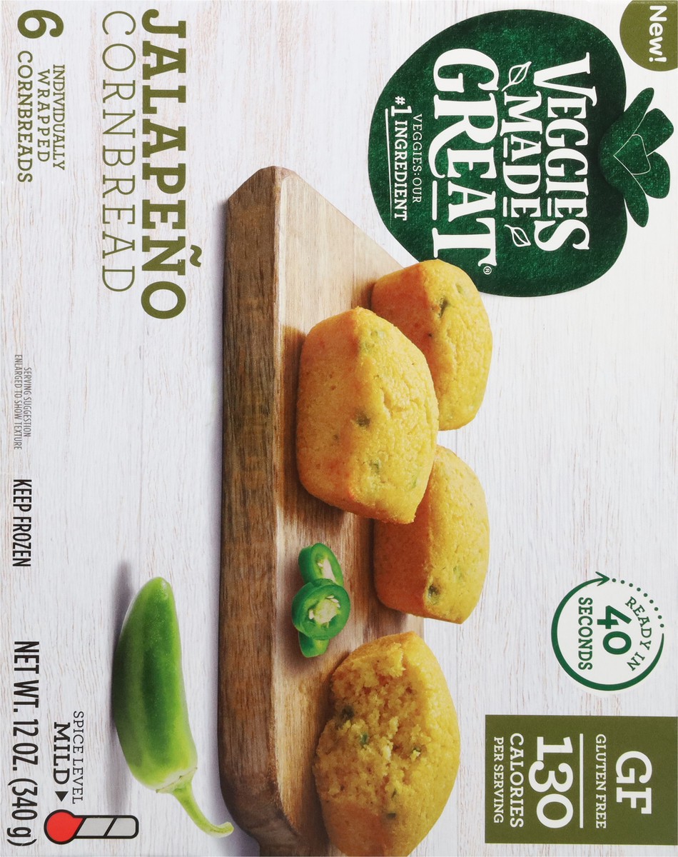 slide 3 of 16, Veggies Made Great Mild Jalapeno Cornbread 6 ea, 6 ct