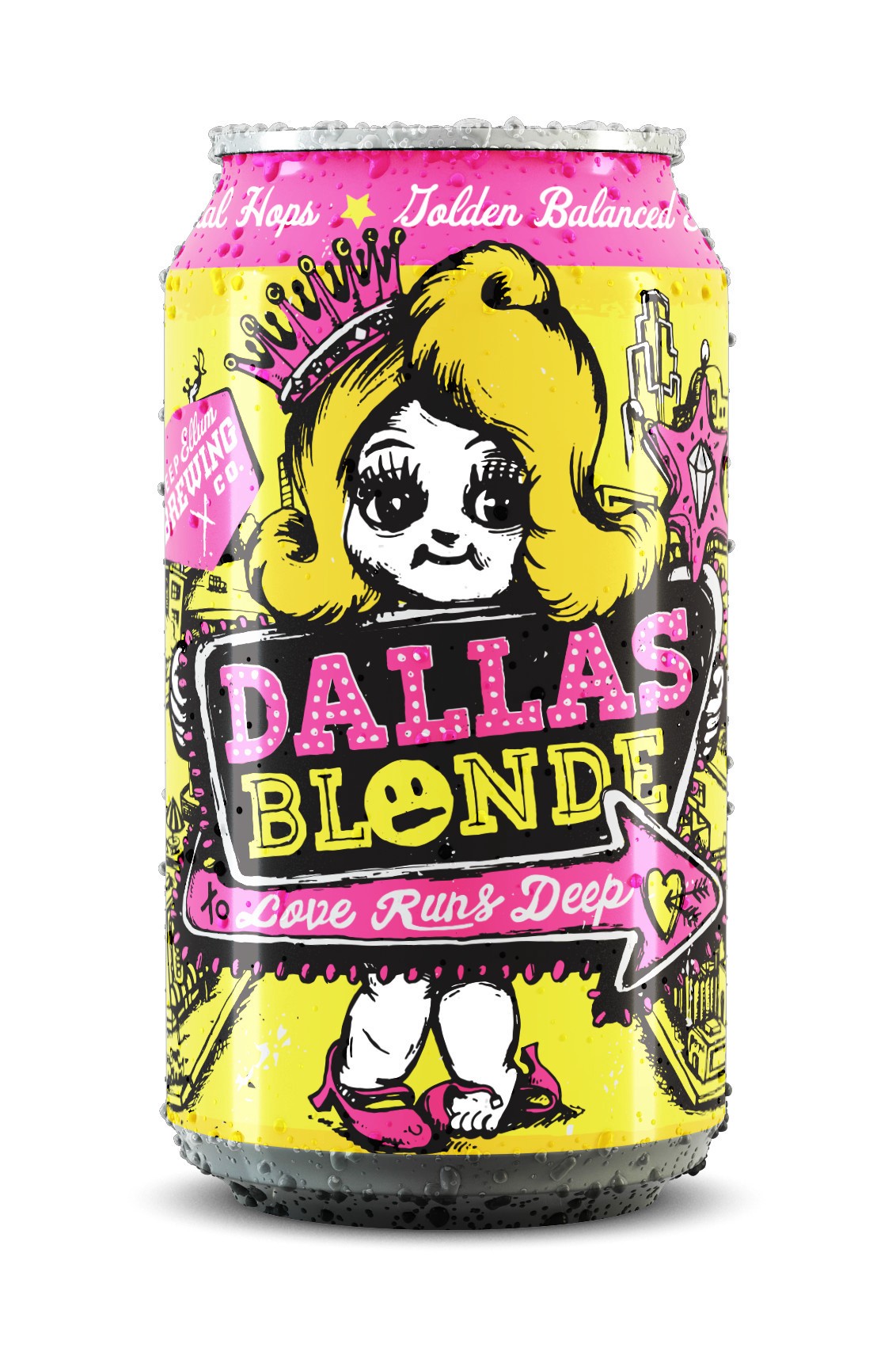 slide 4 of 7, Deep Ellum Dallas Blonde 6 Pack 12 fl oz Can, 12 oz