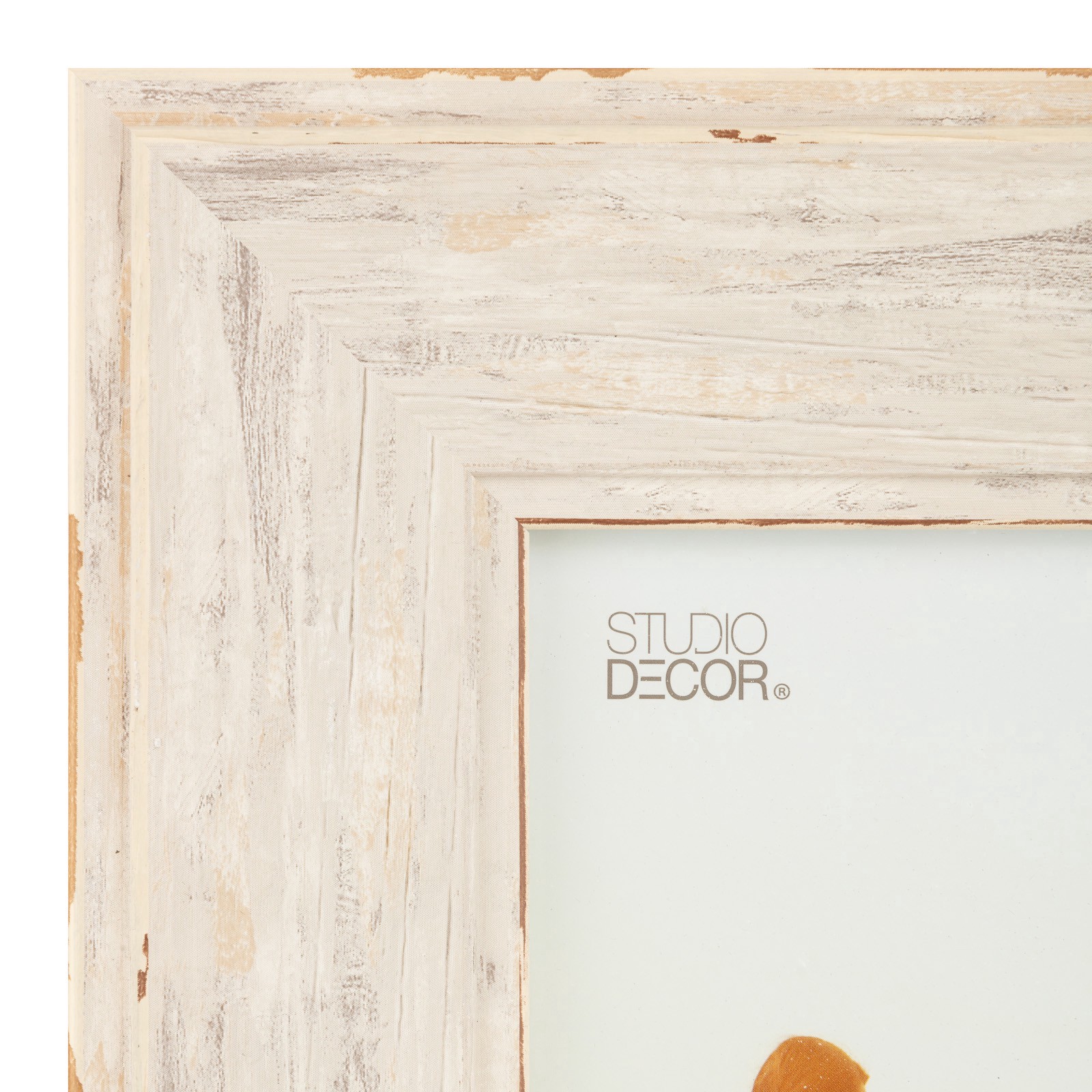 slide 3 of 6, Expressions 5" X 7" Greige Distressed Wide Frame By Studio Decor, 5 in x 7 in