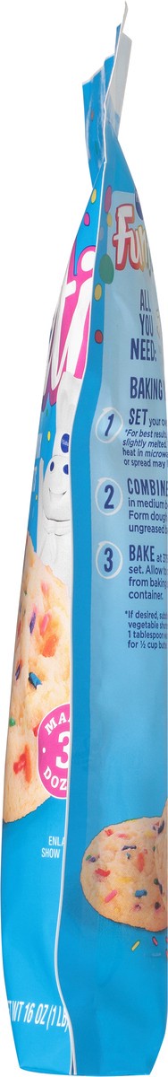 slide 12 of 13, Pillsbury Funfetti Sugar Cookie Mix with Candy Bits 16 oz, 16 oz