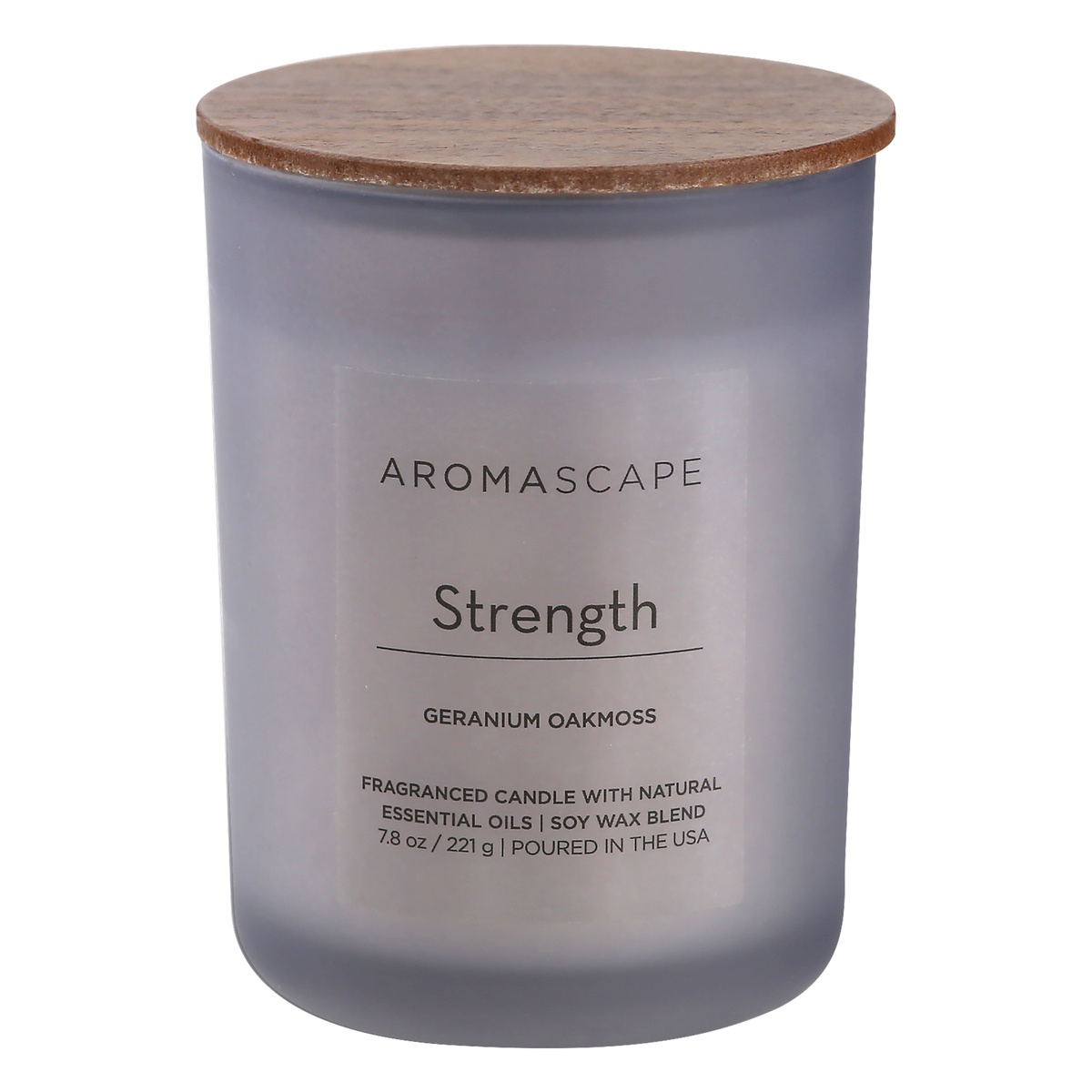 slide 1 of 1, Pacific Trade Aromascape Strength Jar Candle, 7.8 oz