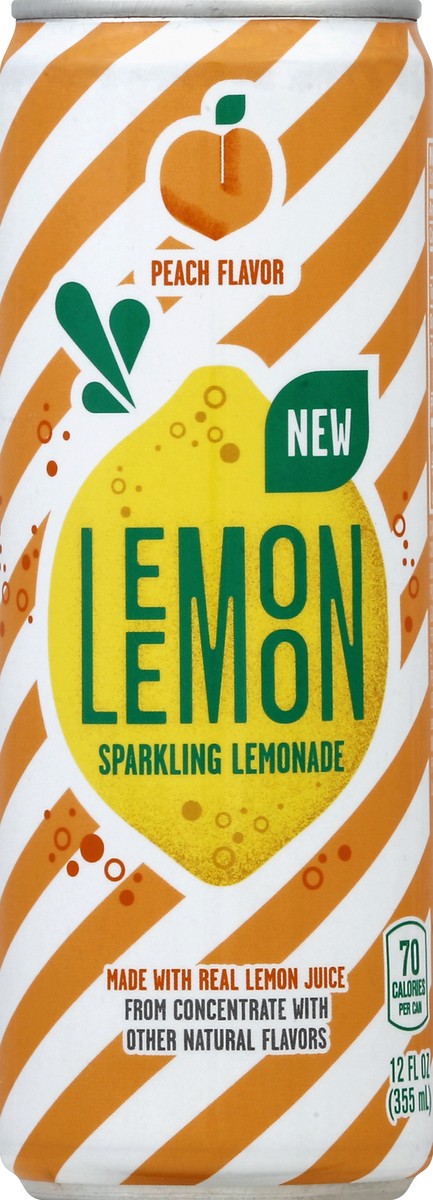 slide 5 of 6, Lemon Lemon Peach Lemonade - 12 fl oz, 12 fl oz