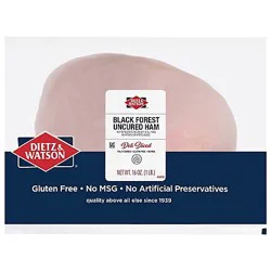 Dietz And Watson Ham Sliced Black Forest - 16 OZ