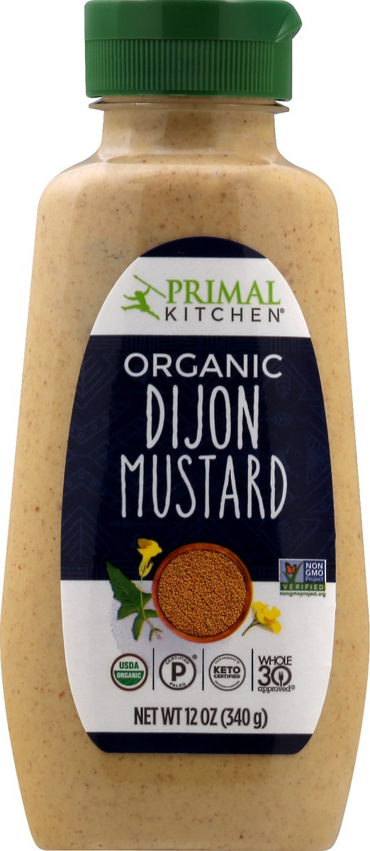 slide 1 of 13, Primal Kitchen Org Dijon Mustard, 12 oz