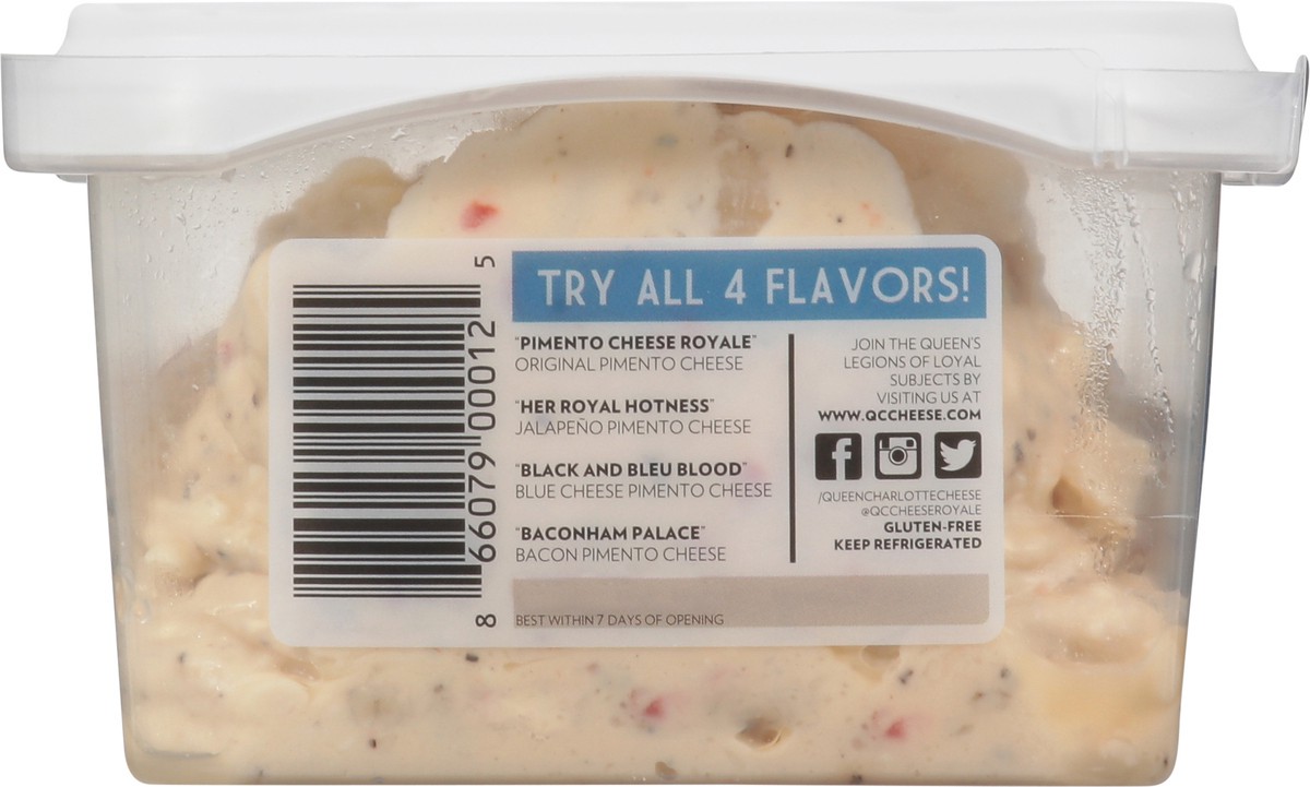 slide 2 of 9, Queen Charlottes Queen Charlotte's Pimento Cheese Royale Blue Cheese, 10 oz