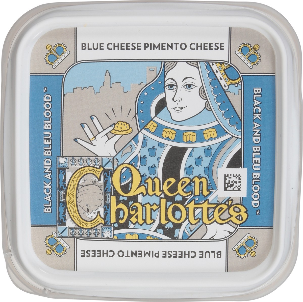 slide 8 of 9, Queen Charlottes Queen Charlotte's Pimento Cheese Royale Blue Cheese, 10 oz