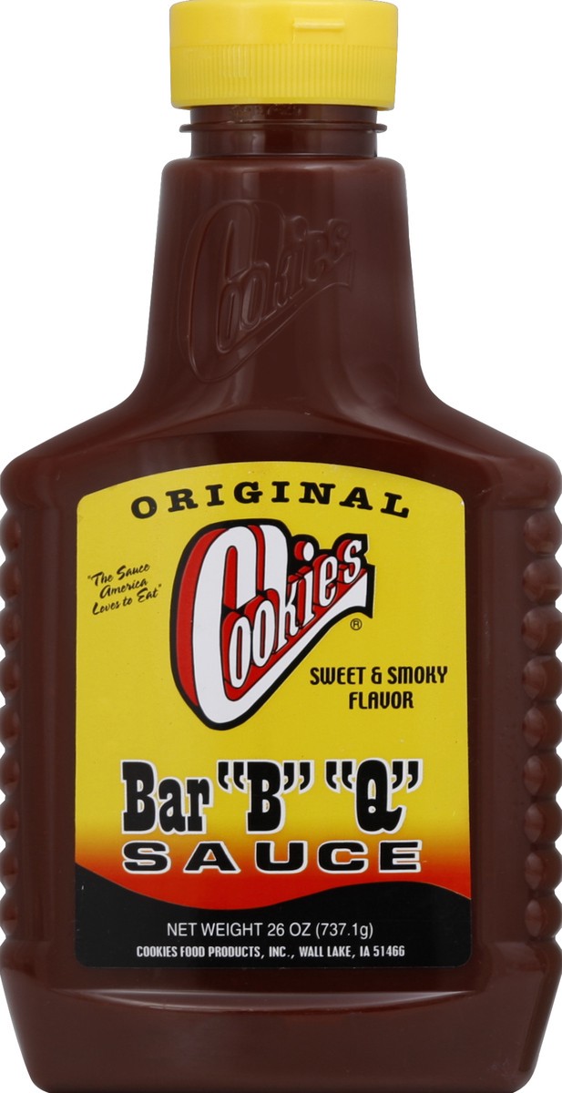 slide 2 of 2, Cookies Sauce Bbq Orig, 26 oz