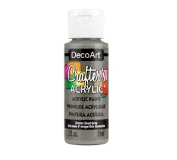 Deco Art Crafter's Acrylic Paint, Storm Cloud Grey, 2oz