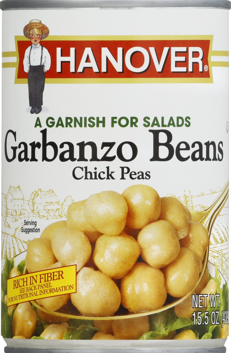 slide 2 of 2, Hanover Garbanzo Beans 15.5 oz, 15.5 oz