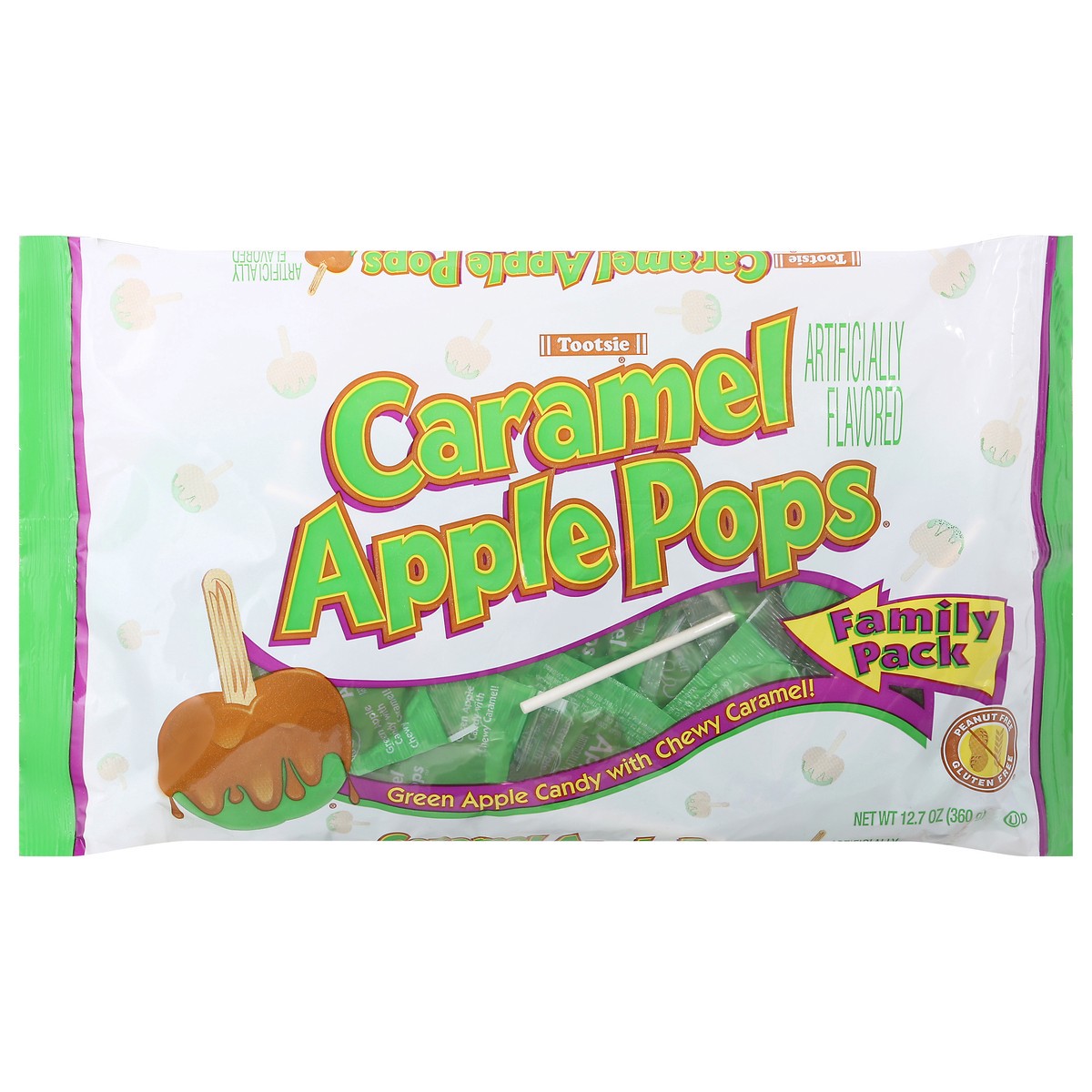 slide 1 of 9, Tootsie Caramel Apple Pops Pops 12.7 oz, 12.7 oz