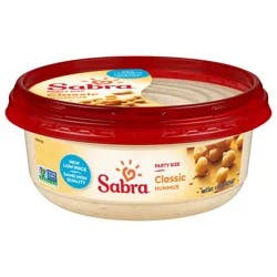 Sabra Classic Hummus Party Size Tub, 15 oz