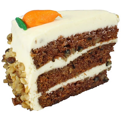 slide 1 of 1, Central Market Carrot Cake Slice, 9 oz