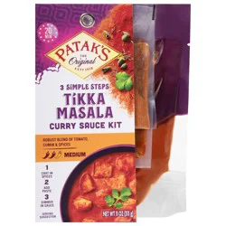 Patak's Medium Tikka Masala Curry Sauce Kit 11 oz