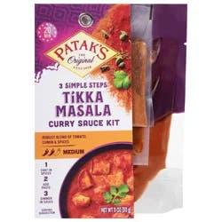 Patak's Medium Tikka Masala Curry Sauce Kit 11 oz