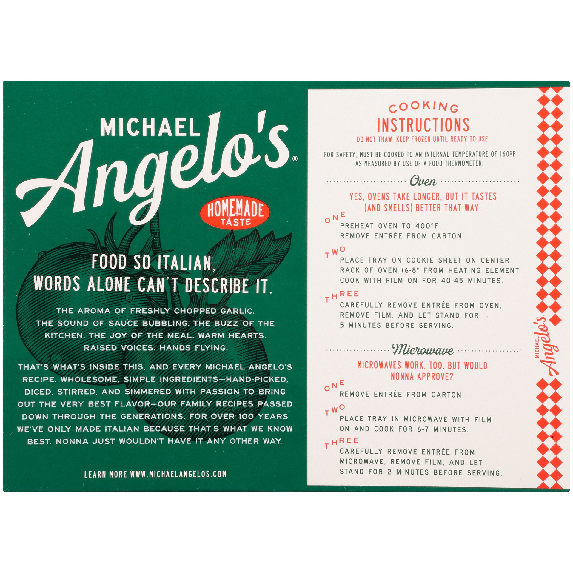 slide 6 of 8, Michael Angelo's Manicotti with Sauce 11 oz, 11 oz