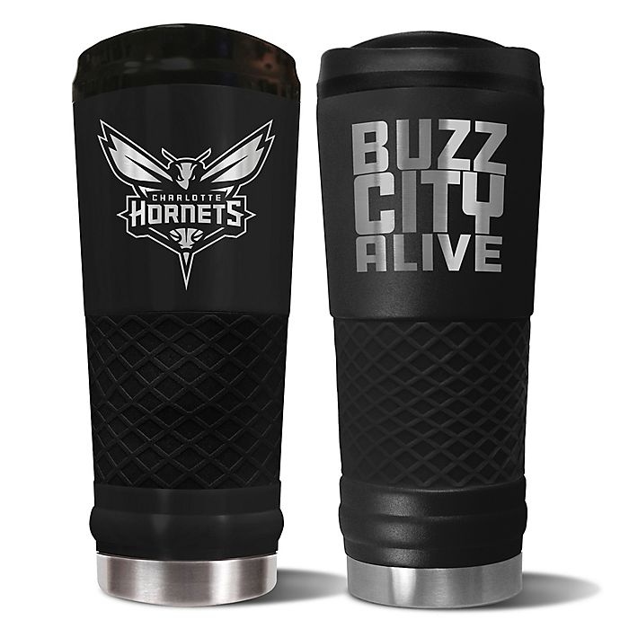 slide 1 of 1, NBA Charlotte Hornets Powder Coated STEALTH Draft Tumbler, 24 oz