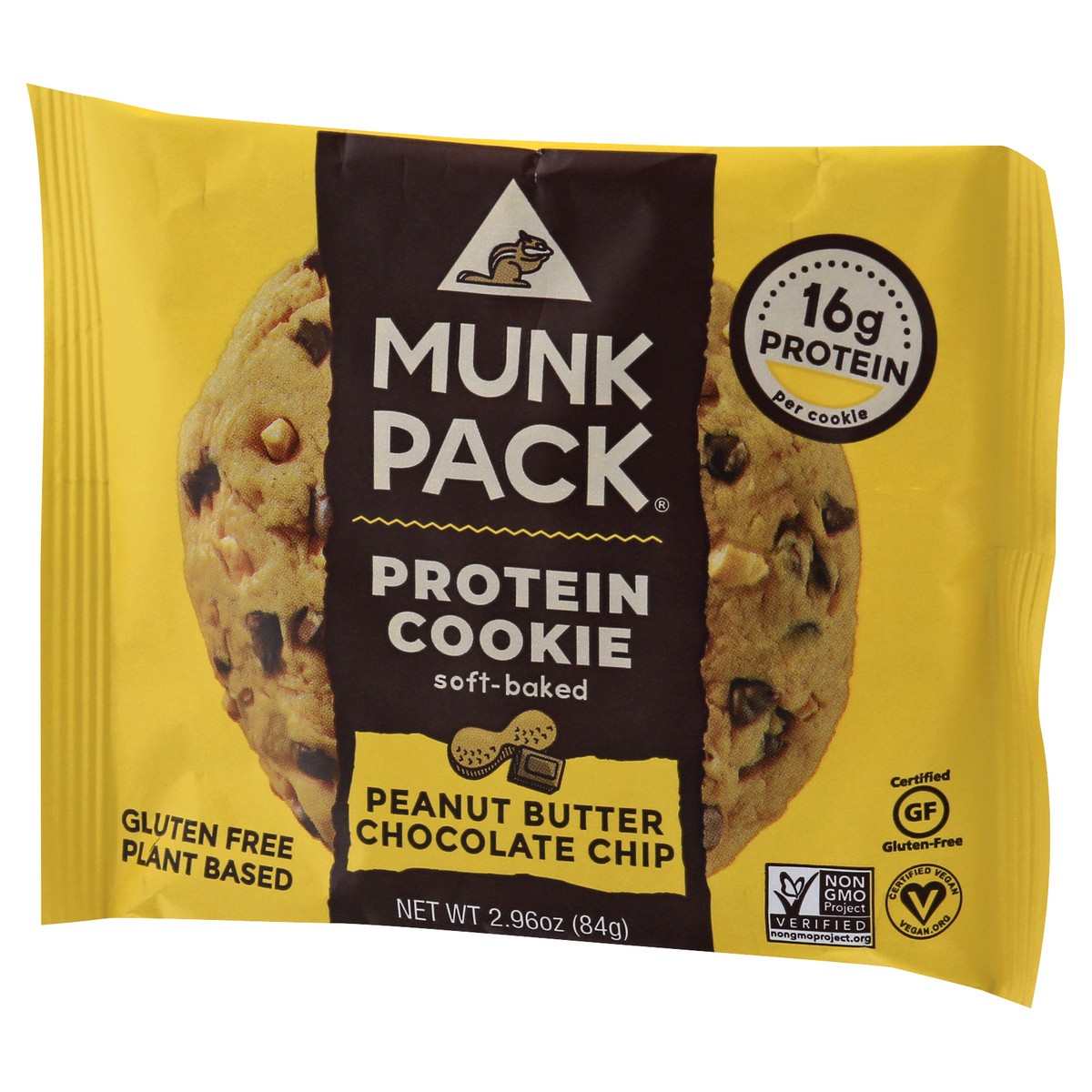 slide 8 of 13, Munk Pack Cookie,Pnut Btr,Choc Chip, 2.96 oz