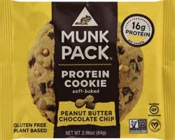 Munk Pack Cookie,Pnut Btr,Choc Chip - 2.96 oz