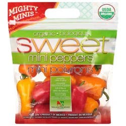 Mighty Minis Organic Mini Sweet Peppers 1 lb