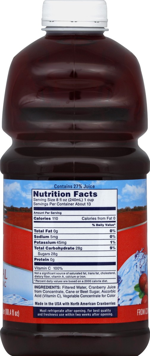 slide 2 of 4, Ocean Spray Cranberry Juice - 101.4 fl oz Bottle, 101.4 fl oz