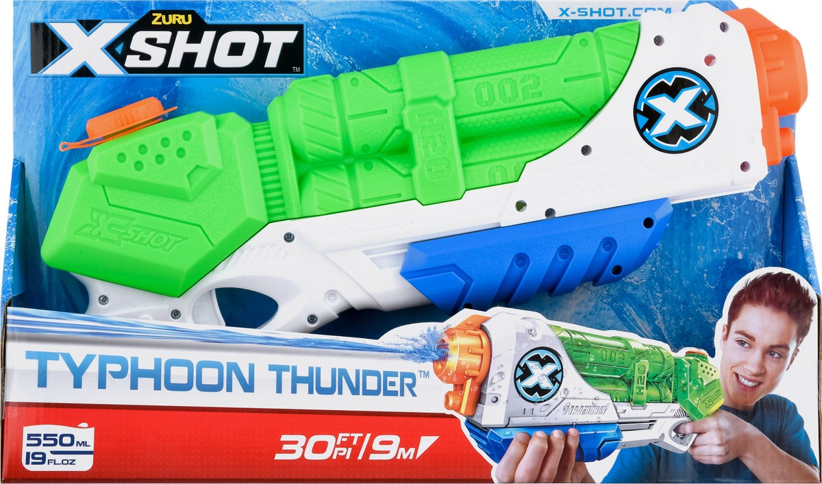 slide 1 of 11, ZURU X-Shot Typhoon Thunder Toy Gun 1 ea, 1 ct