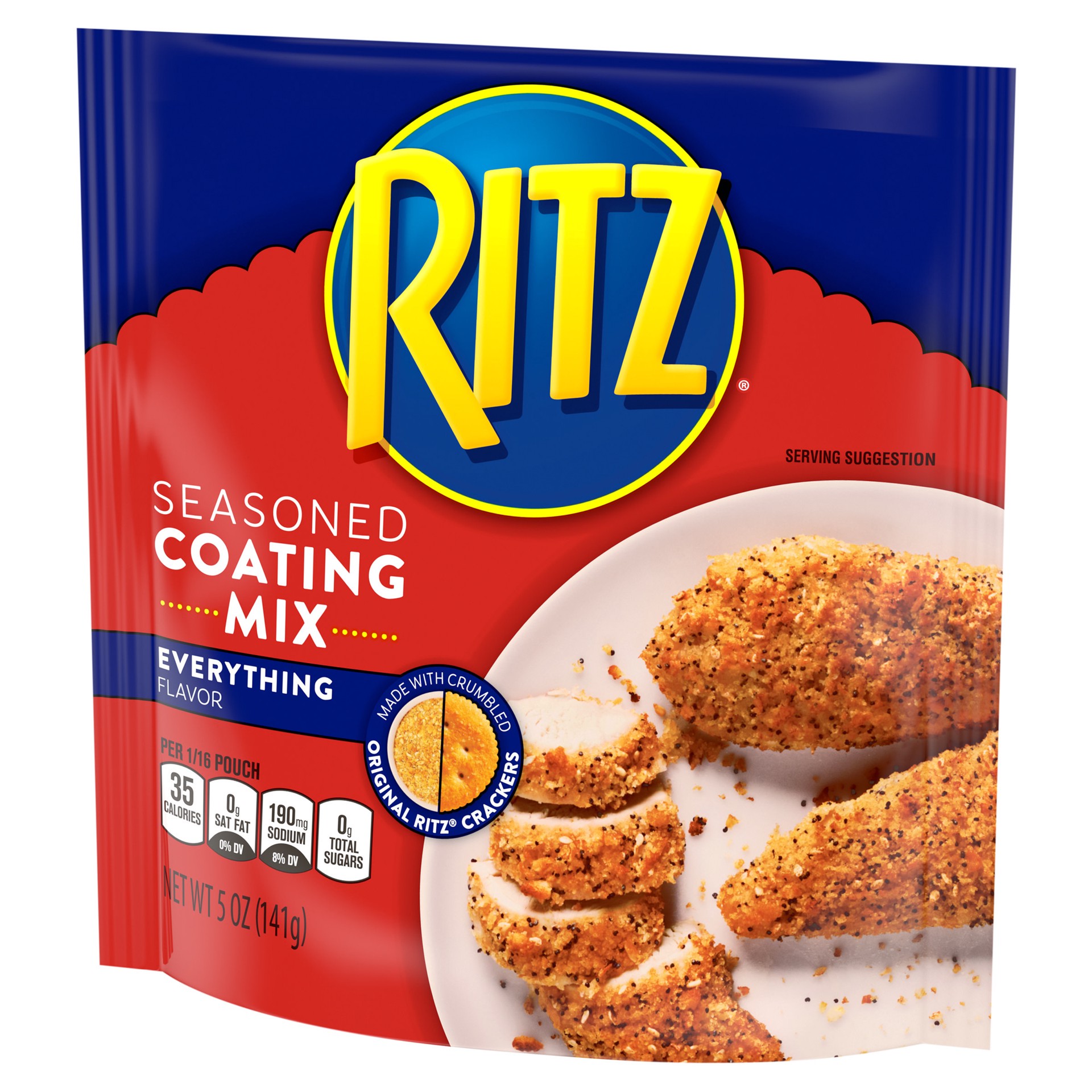 slide 2 of 5, Ritz Everything Flavored Seasoned Cracker Coating Mix, 5 oz Bag, 5 oz