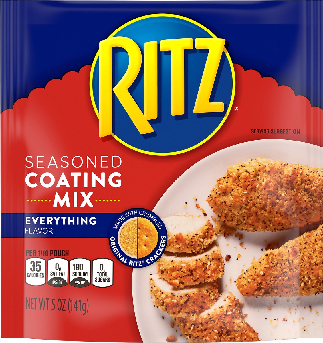 slide 1 of 5, Ritz Everything Flavored Seasoned Cracker Coating Mix, 5 oz Bag, 5 oz