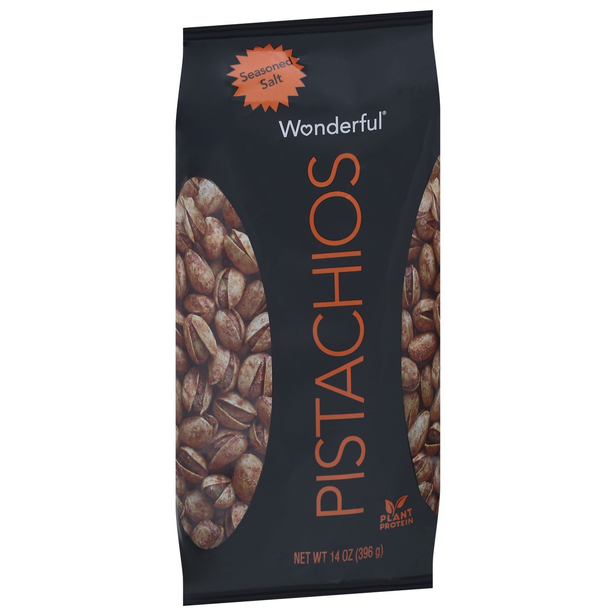 slide 3 of 13, Wonderful Pistachios, In Shell Seasoned Salt Flavored Nuts, 14 Ounce Bag, 14 oz