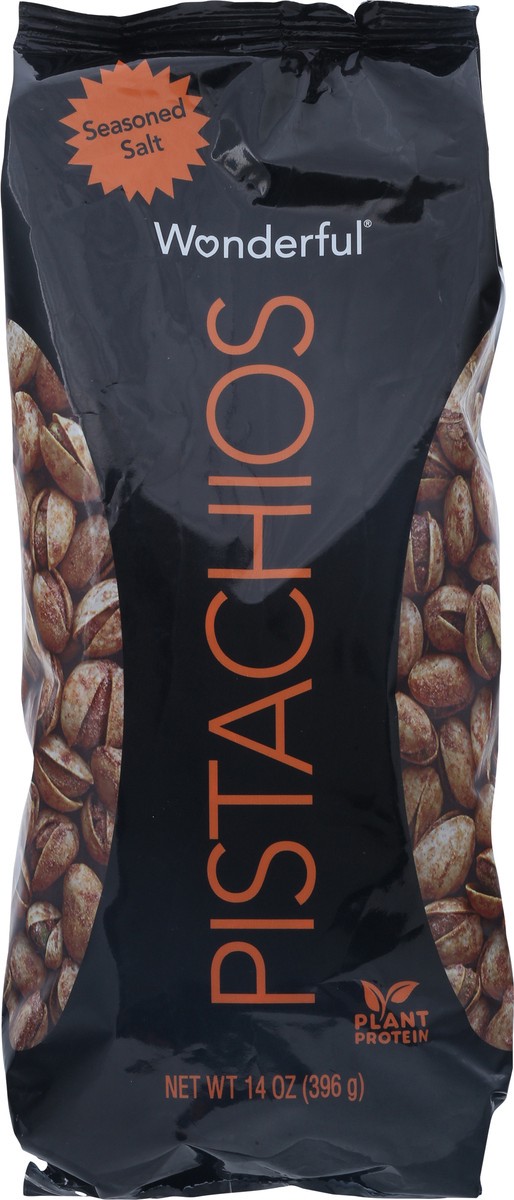 slide 13 of 13, Wonderful Pistachios, In Shell Seasoned Salt Flavored Nuts, 14 Ounce Bag, 14 oz
