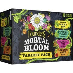 Founders Brewing Co. Mortal Bloom Variety Pack, 12 Pack, 12 fl oz, ABV varies