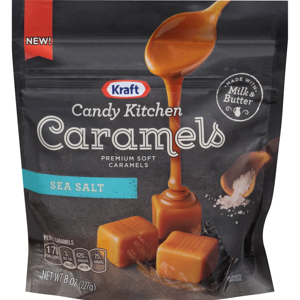 slide 2 of 9, Caramels, 8 oz