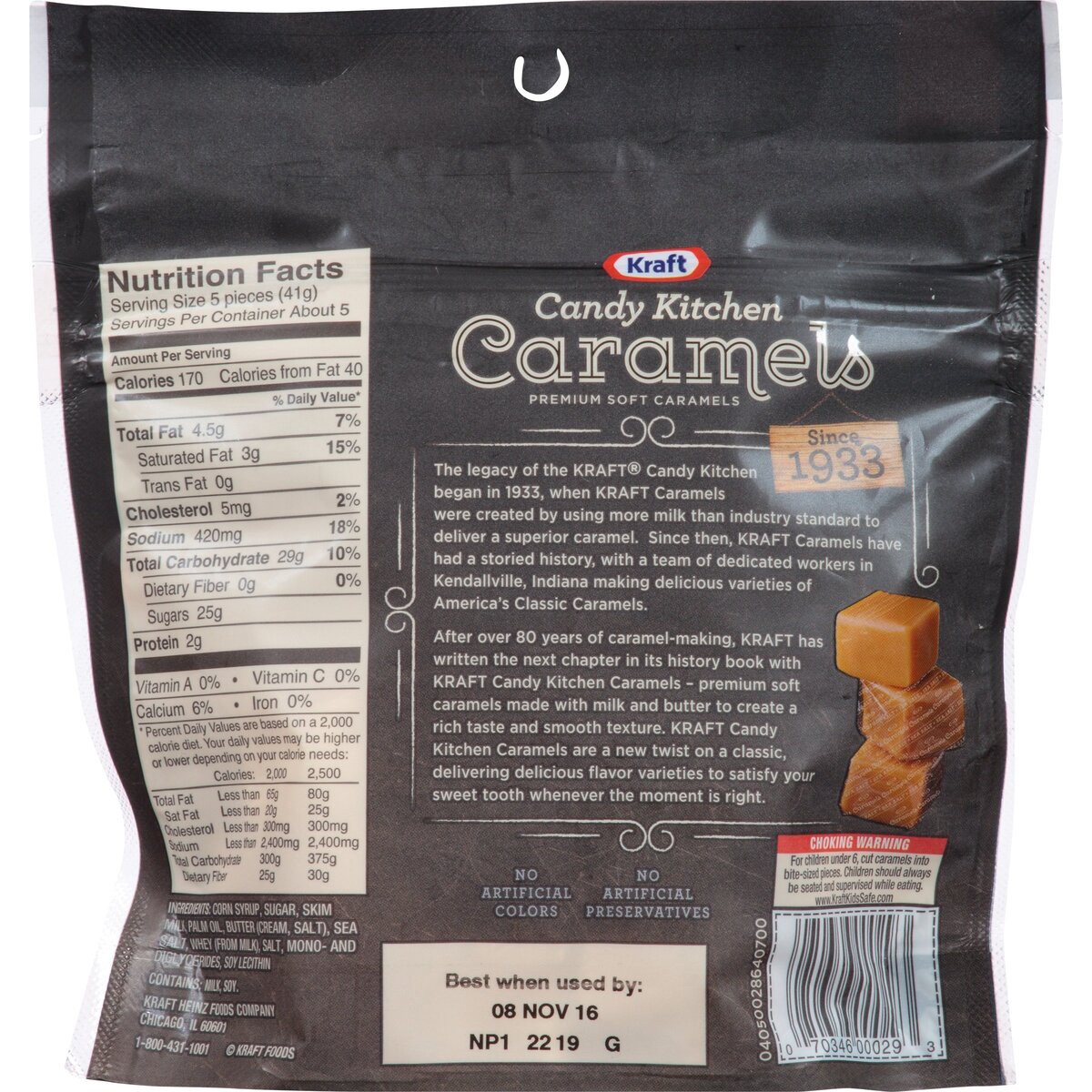 slide 8 of 9, Caramels, 8 oz